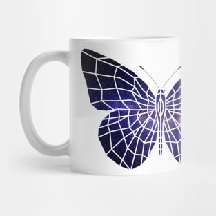 geometric cosmic butterfly Mug